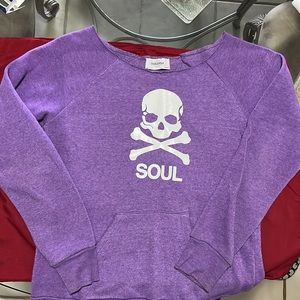 Soul cycle cool sweater top